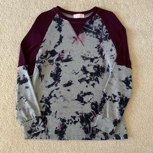 C+D+M Long Sleeve Tie Dye Shirt